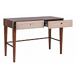 Стол письменный из массива бука с 2-мя ящиками бежевый Wenge Light варинант исполнения - 3 | Loft Concept в Санкт-петербурге