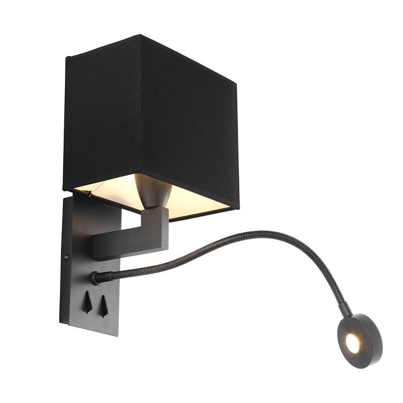 Бра Wall Lamp Reading Bronze Черный Темная бронза в Санкт-петербурге | Loft Concept 