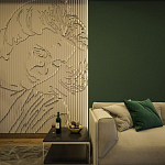 Барельеф PORTRAIT варинант исполнения - 2 | Loft Concept в Санкт-петербурге