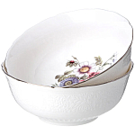 Обеденный сервиз из фарфора с рисунком цветов на 6 персон 23 предмета Garden Whisper Porcelain Set  варинант исполнения - 5 | Loft Concept в Санкт-петербурге