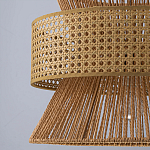 Подвесной светильник с абажуром из натуральных материалов Light Inside the Cell варинант исполнения - 9 | Loft Concept в Санкт-петербурге