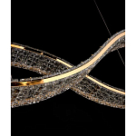 Люстра волнистой формы с фактурным хрустальным плафоном Light Delight варинант исполнения - 6 | Loft Concept в Санкт-петербурге