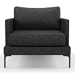 Мебельная ткань Шенилл темно-серый цвет 138 см T4-40 варинант исполнения - 6 | Loft Concept в Санкт-петербурге