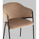 Стул Brace велюр капучино варинант исполнения - 2 | Loft Concept в Санкт-петербурге
