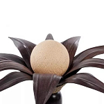 Настольная лампа черная INDONESIAN LAMPS варинант исполнения - 2 | Loft Concept в Санкт-петербурге