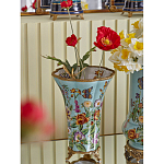 Ваза со стрекозой из фарфора с бронзовыми элементами Paradise Dragonfly варинант исполнения - 5 | Loft Concept в Санкт-петербурге