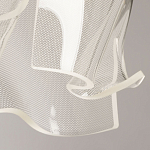 Подвесной светильник цилиндрической формы с прозрачным волнистым плафоном Wave Line варинант исполнения - 8 | Loft Concept в Санкт-петербурге