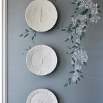 Обои ручная роспись Jasmine Standard colourway on Wood Ash slub silk варинант исполнения - 3 | Loft Concept в Санкт-петербурге