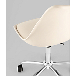 Офисный стул на металлическом основании EGGERY Beige пластик варинант исполнения - 3 | Loft Concept в Санкт-петербурге