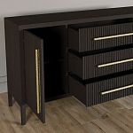 Буфет Primo с тремя ящиками и двумя фасадами Темный орех варинант исполнения - 6 | Loft Concept в Санкт-петербурге