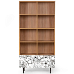 Широкий стеллаж с принтом Elise Rack варинант исполнения - 19 | Loft Concept в Санкт-петербурге