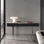 Консоль чёрная с 3-мя выдвижными ящиками Lou варинант исполнения - 3 | Loft Concept в Санкт-петербурге