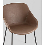 Стул Ashby экокожа светло-коричневый варинант исполнения - 3 | Loft Concept в Санкт-петербурге