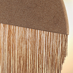 Бра круглое натуральная пробка с бахромой Natural Cork варинант исполнения - 2 | Loft Concept в Санкт-петербурге