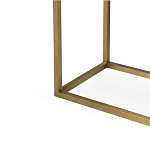 Консоль прямоугольная на золотом каркасе с 2-мя ящиками Warwick варинант исполнения - 3 | Loft Concept в Санкт-петербурге