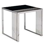 Столик журнальный с черной стеклянной столешницей Embodiment of Contemporary Art  варинант исполнения - 1 | Loft Concept в Санкт-петербурге