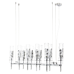 Люстра подвесная прямоугольная с 10-ю цилиндрическими плафонами LIAISON варинант исполнения - 5 | Loft Concept в Санкт-петербурге