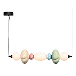 Подвесной светильник линейный с керамическими элементами 24W LED Fragrant Light варинант исполнения - 1 | Loft Concept в Санкт-петербурге