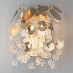 Бра с декоративными подвесками из прозрачного стекла в форме монеток FAIRYTREE Light варинант исполнения - 3 | Loft Concept в Санкт-петербурге