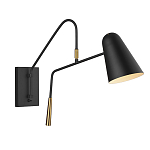 Бра черного цвета с конусным плафоном Feiss варинант исполнения - 1 | Loft Concept в Санкт-петербурге