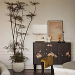 Настольная лампа с прямоугольным основанием из натурального камня c тканевым абажуром Lapis Tiburtinus варинант исполнения - 5 | Loft Concept в Санкт-петербурге