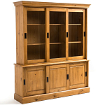 Витрина из массива сосны Cobbett Wood Showcase варинант исполнения - 3 | Loft Concept в Санкт-петербурге