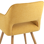 Стул в рогожке желтого цвета NEASAN STOOL варинант исполнения - 6 | Loft Concept в Санкт-петербурге