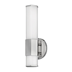 Бра для ванных комнат вертикальное с длинным белым матовым плафоном в форме шестиугольника на круглом основании Hinkley варинант исполнения - 12 | Loft Concept в Санкт-петербурге