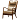Кресло c каркасом из массива дерева и с мягким подголовником Walnut Armchair