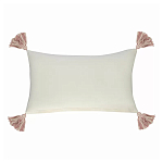 Чехол на подушку с кисточками и вышивкой птиц Ethnic mix Birds Rect варинант исполнения - 4 | Loft Concept в Санкт-петербурге