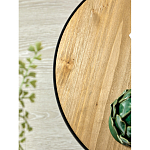 Приставной столик с факутрным черным основанием Ethiopia варинант исполнения - 4 | Loft Concept в Санкт-петербурге