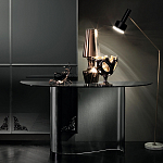 Консоль дымчатого цвета с изогнутым основанием Arabesque варинант исполнения - 4 | Loft Concept в Санкт-петербурге