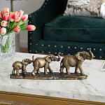 Композиция в виде семьи слонов Elephants Figurine варинант исполнения - 1 | Loft Concept в Санкт-петербурге