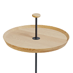 Pin журнальный столик из натурального дуба и бетона варинант исполнения - 1 | Loft Concept в Санкт-петербурге