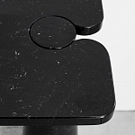 Консоль чёрная на 2-х конусообразных ножках Eros варинант исполнения - 1 | Loft Concept в Санкт-петербурге