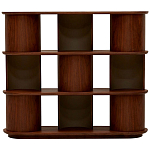 Стеллаж Zacharie Brown Wood Rack варинант исполнения - 2 | Loft Concept в Санкт-петербурге