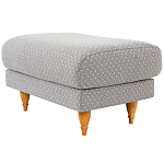 Мягкий пуф на деревянных ножках Garner Pouf Light варинант исполнения - 3 | Loft Concept в Санкт-петербурге