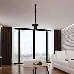 Подвесной светильник с черным металлическим плафоном Capability варинант исполнения - 1 | Loft Concept в Санкт-петербурге