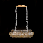 Люстра овальной формы хрустальная в неоклассическом стиле Majesty варинант исполнения - 2 | Loft Concept в Санкт-петербурге