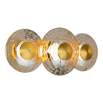 Бра из трех стеклянных фактурных дисков Eyepiece варинант исполнения - 3 | Loft Concept в Санкт-петербурге