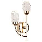 Бра с декором в виде кристаллов из хрусталя Kenneth Crystal Stone Sconce варинант исполнения - 1 | Loft Concept в Санкт-петербурге