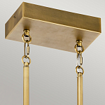 Люстра подвесная прямоугольная цвета латунь Kichler варинант исполнения - 3 | Loft Concept в Санкт-петербурге