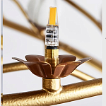 Люстра с ветвистым каркасом и плафонами в виде лотосов Chandelier Lotus варинант исполнения - 2 | Loft Concept в Санкт-петербурге