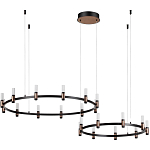 Люстра подвесная с цилиндрическими плафонами на двух круглых подвесах  Arnaut Light варинант исполнения - 2 | Loft Concept в Санкт-петербурге