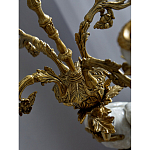 Подсвечник белый Попугай из фарфора с бронзовыми элементами Eden Garden варинант исполнения - 8 | Loft Concept в Санкт-петербурге