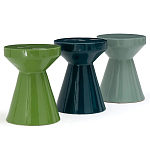 Приставной стол из керамики Manufacto Blue варинант исполнения - 3 | Loft Concept в Санкт-петербурге