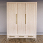 Большой Шкаф Primo Светлый дуб с 3 дверьми и 3 выдвижными ящиками варинант исполнения - 1 | Loft Concept в Санкт-петербурге