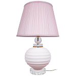 Настольная лампа керамическая Pink lampshade варинант исполнения - 1 | Loft Concept в Санкт-петербурге