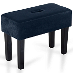 Мягкий  пуф на черных ножках Winton Pouf варинант исполнения - 7 | Loft Concept в Санкт-петербурге