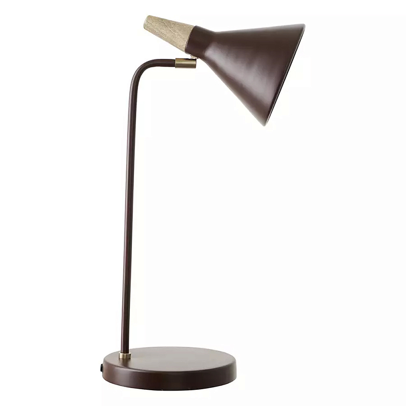 Настольная лампа с конусообразным плафоном Plum Table Lamp Сливовый в Санкт-петербурге | Loft Concept 